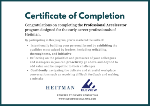Heitman_2023_Early Career Professionals_Professional Accelerator ...
